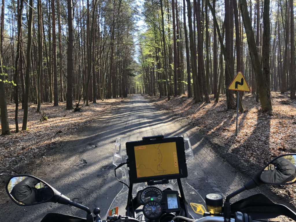 Das Moto Navi Rallye Set mit der BMW F800GS ADV im Einsatz