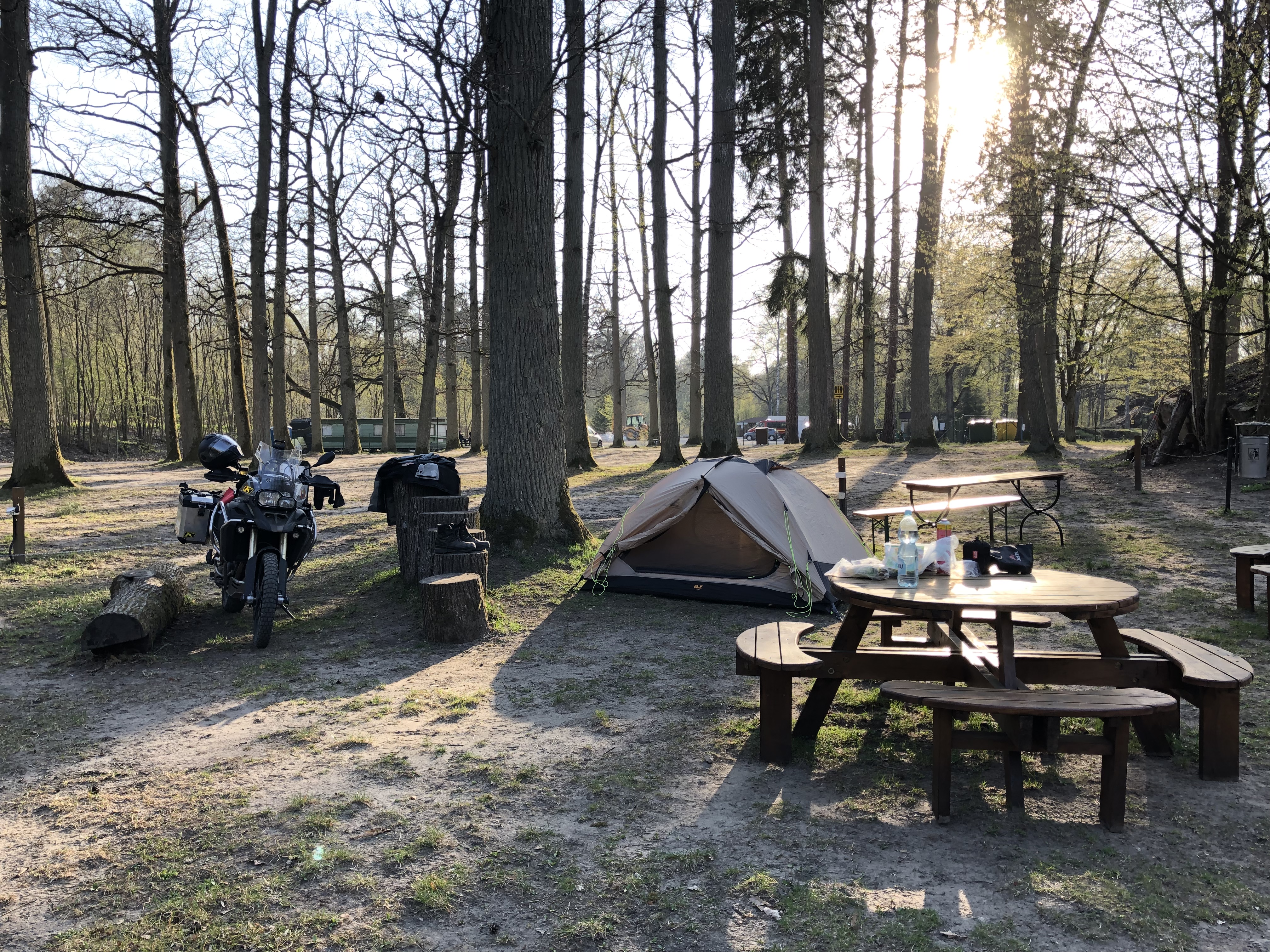 Motocamp an der Wolfsschanze Polen Traneurotrail